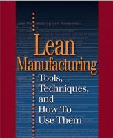 Lean Manufacturing: Tools, Techniques, a...