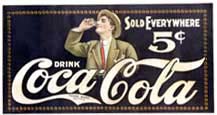 تبلیغات کوکاکولا سال 1907