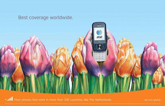 تبلیغات at&t