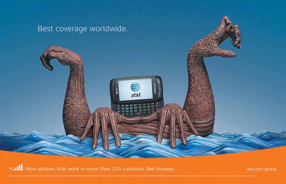 تبلیغات at&t