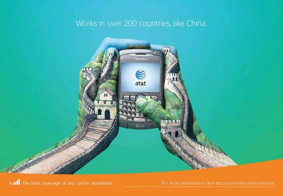 تبلیغات at&t
