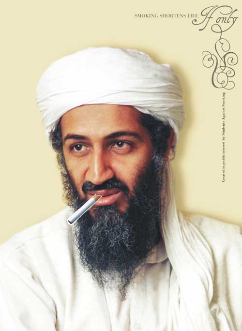 اسامه بن لادن در تبلیغات آمریکایی