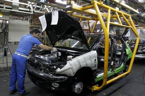 خط تولید پژو 206 خط تولید پژو 206